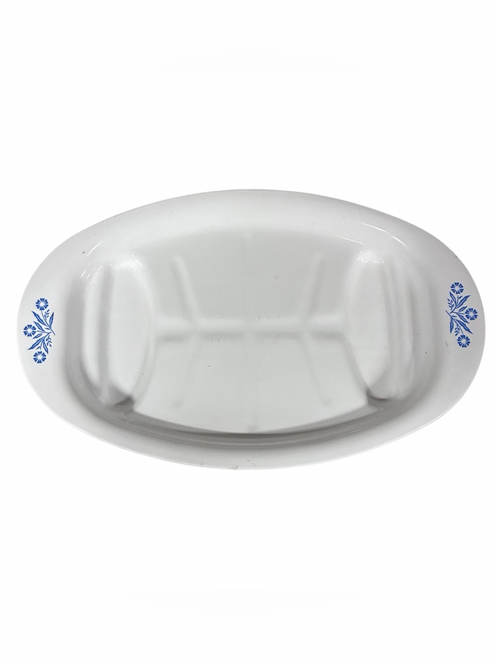 Corningware P-19 White Oval Serving Platter EUC